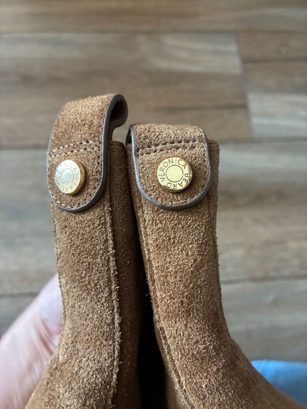 Veronica Beard Brown Suede Boots - Picture 4 of 4